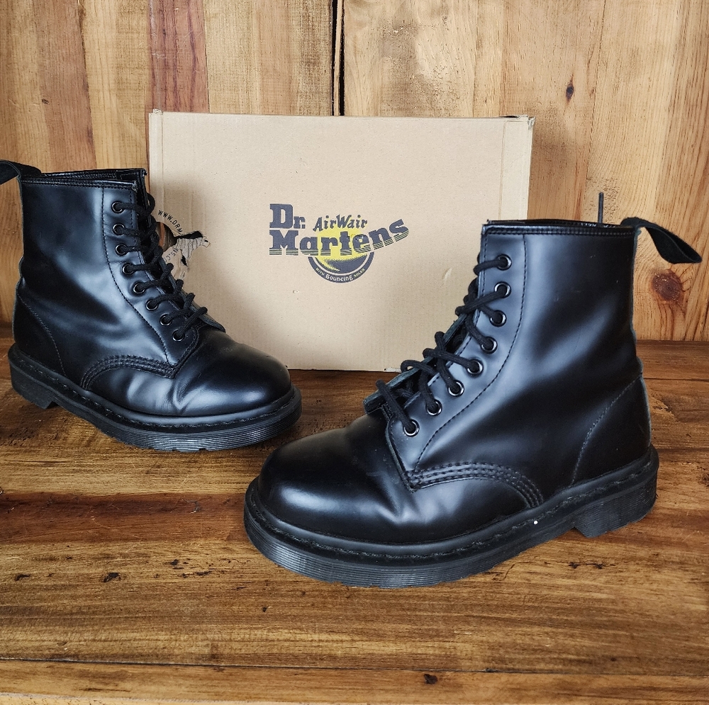 Dr. Martens 1460 Black Mono Combat Boot